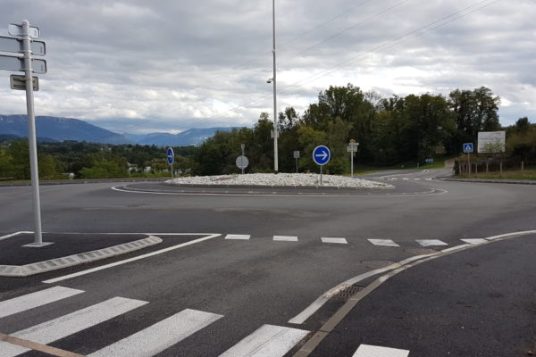 Image du rond-point de Vallières-sur-Fier